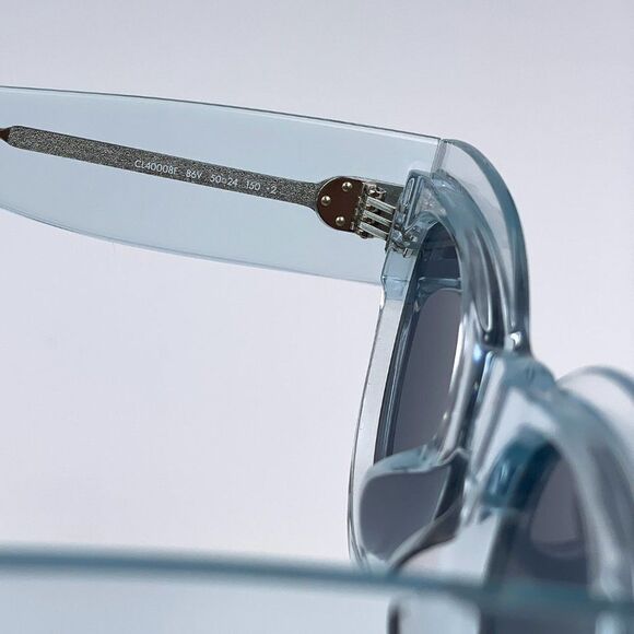 NEW Celine CL40008F 86V Transparent Blue Gradient Unisex Sunglasses - Picture 10 of 12